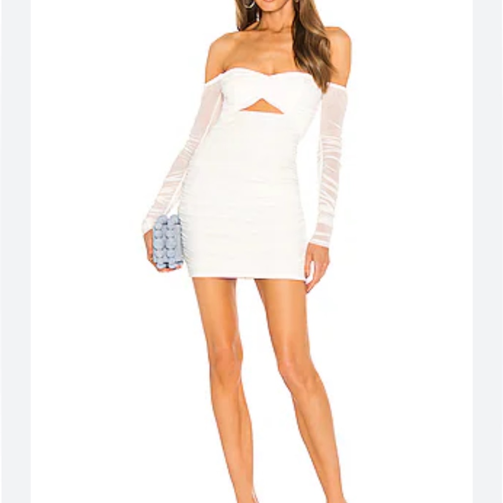 Michael Costello X Revolve Paola Ruched Dress